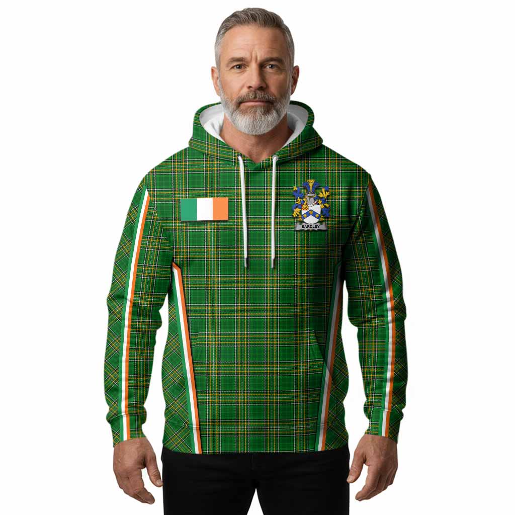Eardley Irish Clan Coat of Arm Tartan Hoodie Flag Style