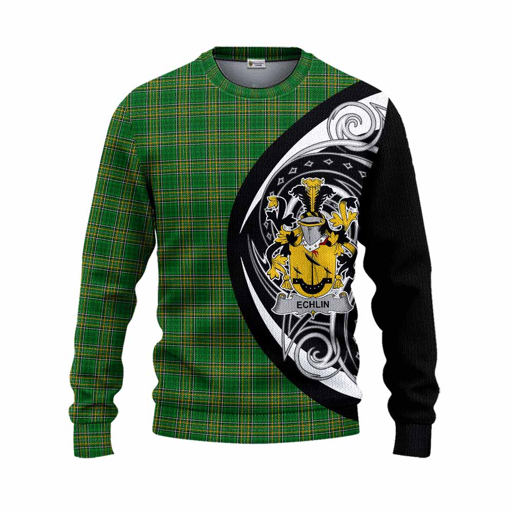 Tartan Vibes Clothing Echlin Irish Clan Knitted Sweater Celtic Circle Style