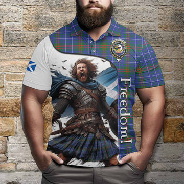 Edmonstone Crest Tartan Polo Shirt Inspired by the Freedom of Scottish Warrior Kid - Tartan Vibes Clothing