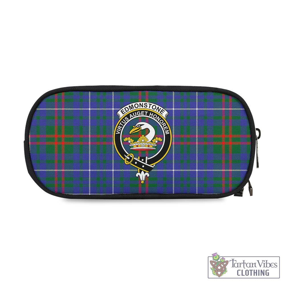 Edmonstone Tartan Pen and Pencil Case with Family Crest One Size 4.13*8.74 inch - Tartan Vibes Clothing
