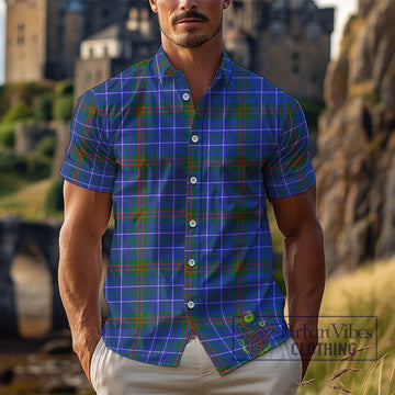 Edmonstone Tartan Cotton Hawaiian Shirt Kid - Tartan Vibes Clothing