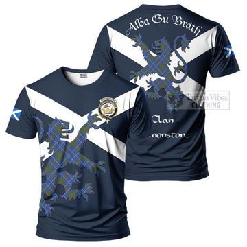 Edmonstone Tartan Lion Rampant T-Shirt Proudly Display Your Heritage with Alba Gu Brath and Clan Name Kid's Shirt - Tartan Vibes Clothing