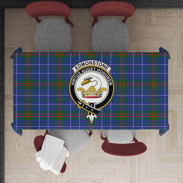Edmonstone Tartan Tablecloth with Family Crest XL 57.1"x70.9"(145x180cm) - Tartan Vibes Clothing