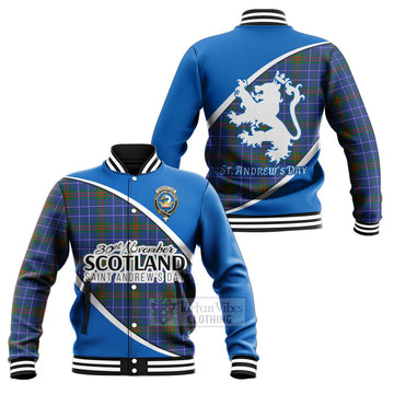 Edmonstone Family Crest Tartan Baseball Jacket Celebrate Saint Andrew's Day in Style Unisex - Tartan Vibes Clothing