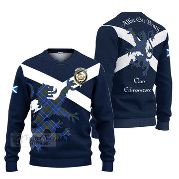 Edmonstone Tartan Lion Rampant Ugly Sweater Proudly Display Your Heritage with Alba Gu Brath and Clan Name Unisex - Tartan Vibes Clothing