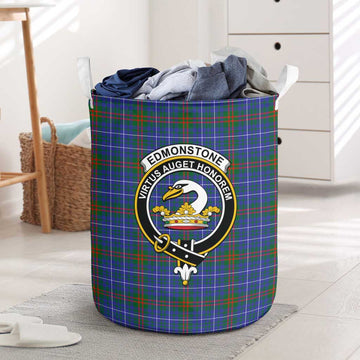 Edmonstone Tartan Laundry Basket with Family Crest One Size - Tartan Vibes Clothing