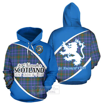 Edmonstone Family Crest Tartan Hoodie Celebrate Saint Andrew's Day in Style Zip Hoodie - Tartan Vibes Clothing