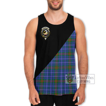 Edmonstone Tartan Men's Tank Top with Family Crest and Military Logo Style Men - Tartan Vibes Clothing