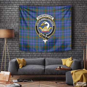 Edmonstone Tartan Tapestry Wall Hanging and Home Decor for Room with Family Crest Tapestry - Tartan Vibes Clothing