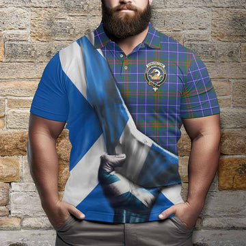 Edmonstone Tartan Polo Shirt with Family Crest Scotland Patriotic Style Kid - Tartan Vibes Clothing