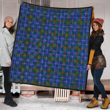 Edmonstone Tartan Quilt Super King Quilt 91" x 110" - Tartan Vibes Clothing