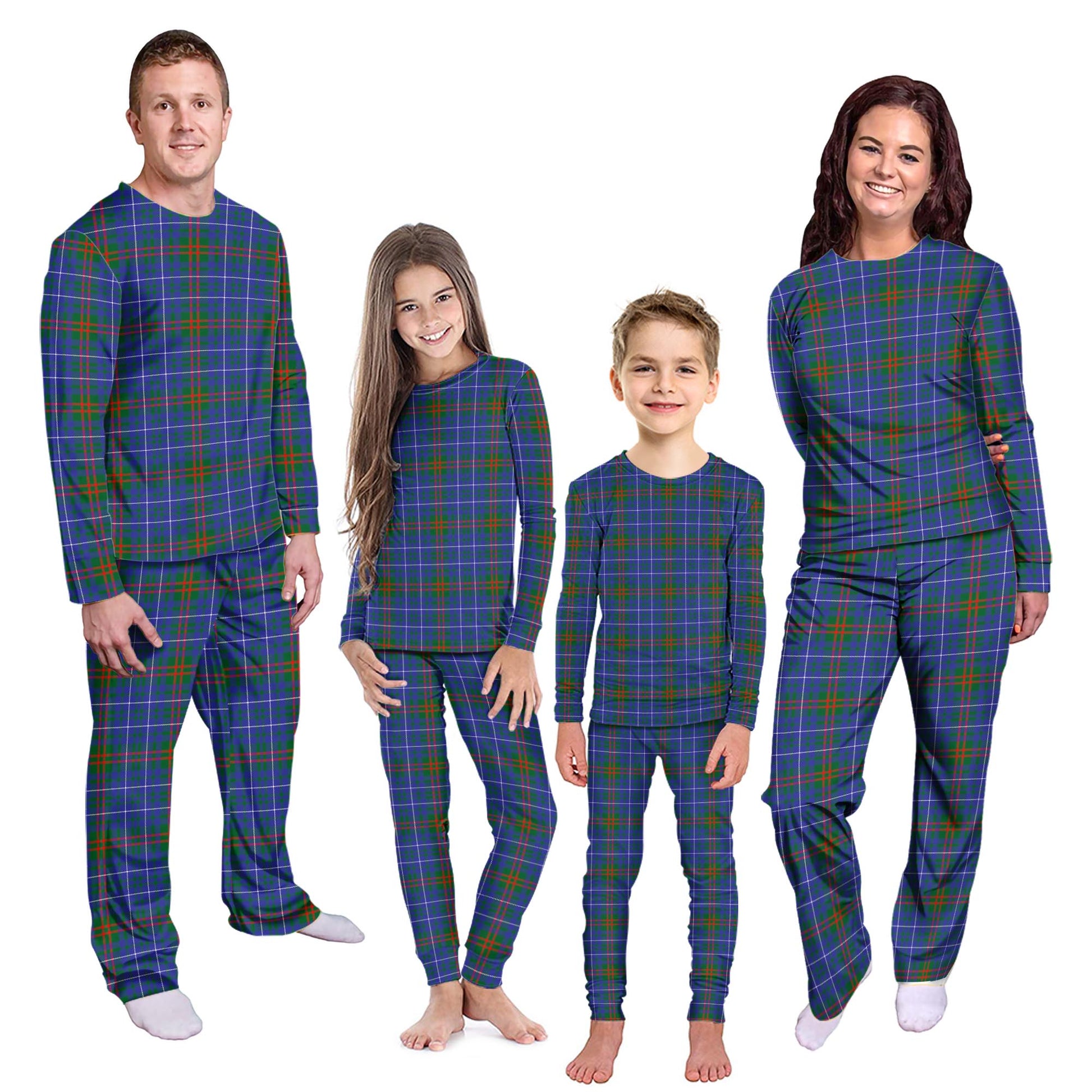 Edmonstone Tartan Pajamas Family Set Kid - Tartan Vibes Clothing