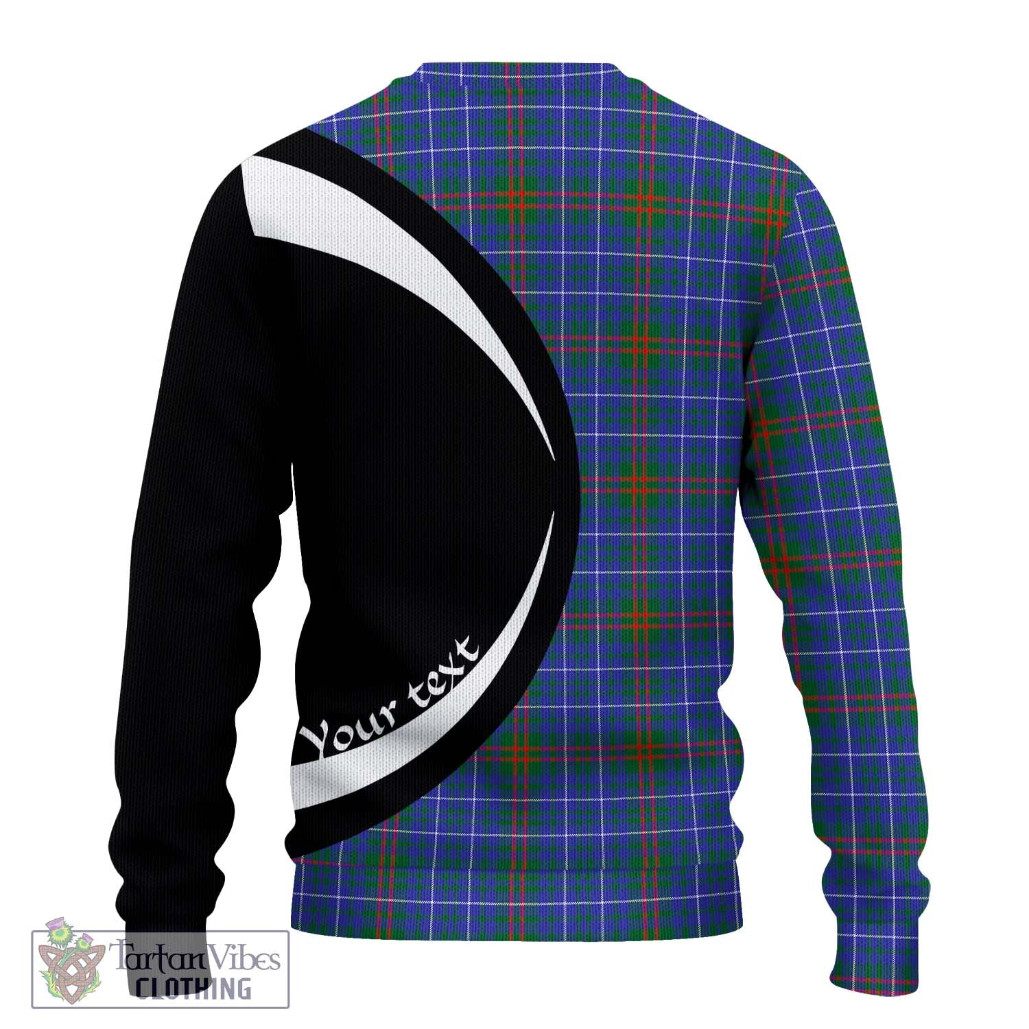 Edmonstone Tartan Ugly Sweater with Family Crest Circle Style - Tartan Vibes Clothing