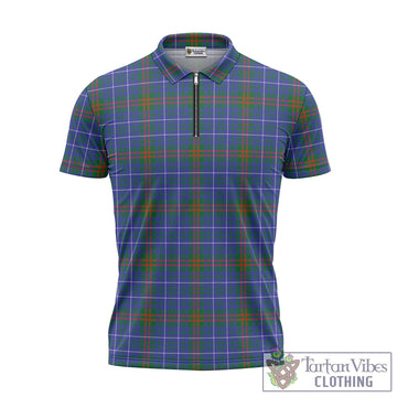 Edmonstone Tartan Zipper Polo Shirt