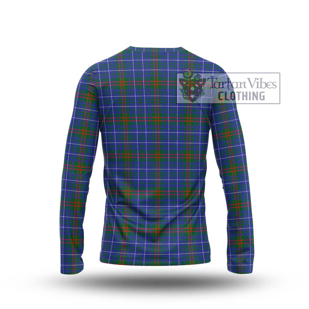 Edmonstone Tartan Long Sleeve T-Shirt with Family Crest DNA In Me Style - Tartan Vibes Clothing