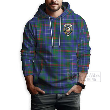 Edmonstone Tartan Hoodie with Family Crest Celtic Skull Style - Tartan Vibes Clothing