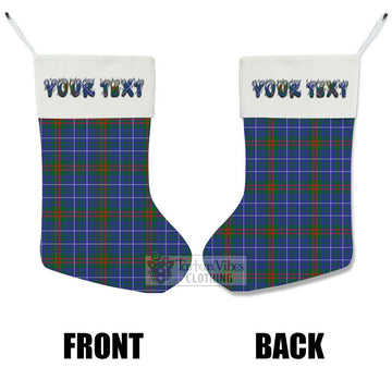 Edmonstone Tartan Christmas Stocking with Personalized Text - Tartan Vibes Clothing