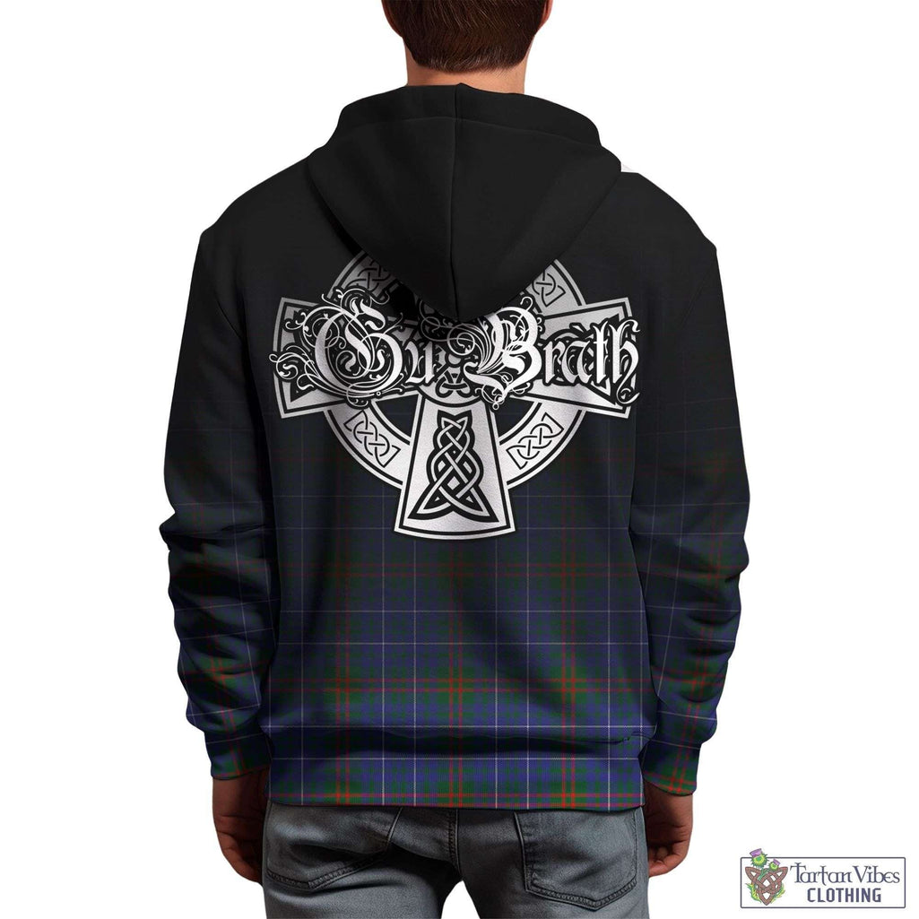 Edmonstone Tartan Hoodie Featuring Alba Gu Brath Family Crest Celtic Inspired - Tartan Vibes Clothing