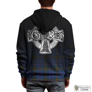 Edmonstone Tartan Hoodie Featuring Alba Gu Brath Family Crest Celtic Inspired - Tartan Vibes Clothing