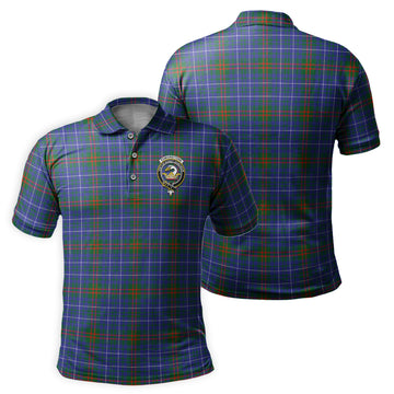 Edmonstone Tartan Men's Polo Shirt with Family Crest - Tartan Vibes Clothing