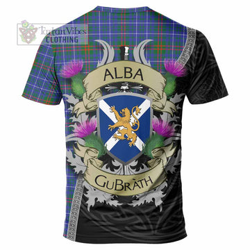 Edmonstone Tartan Family Crest T-Shirt Lion Rampant Royal Thistle Shield Celtic Inspired - Tartan Vibes Clothing