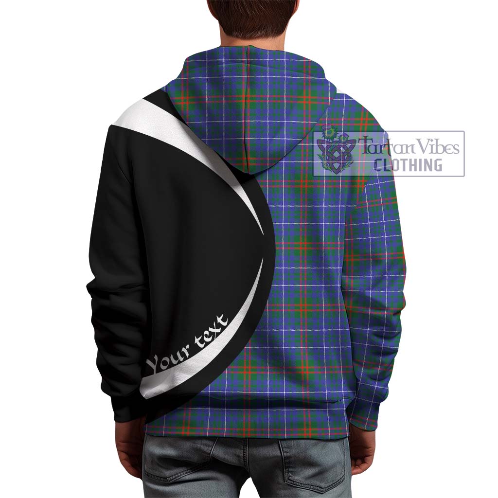 Edmonstone Tartan Hoodie with Family Crest Circle Style - Tartan Vibes Clothing