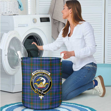 Edmonstone Tartan Laundry Basket with Family Crest - Tartan Vibes Clothing