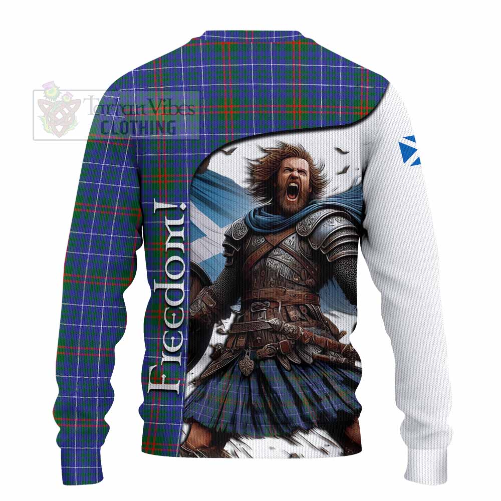 Edmonstone Crest Tartan Knitted Sweater Inspired by the Freedom of Scottish Warrior - Tartan Vibes Clothing