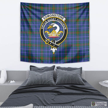 Edmonstone Tartan Tapestry Wall Hanging and Home Decor for Room with Family Crest - Tartan Vibes Clothing