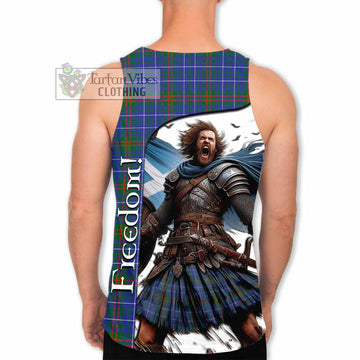 Edmonstone Crest Tartan Men's Tank Top Inspired by the Freedom of Scottish Warrior - Tartan Vibes Clothing
