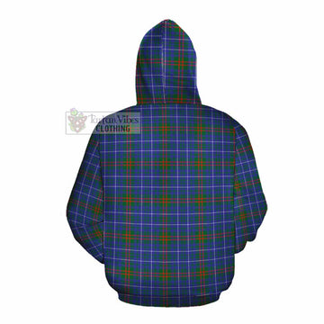 Edmonstone Tartan Cotton Hoodie with Family Crest DNA In Me Style Pullover Hoodie - Tartan Vibes Clothing