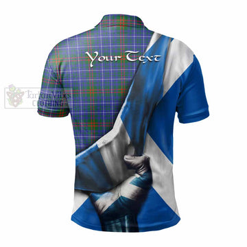 Edmonstone Tartan Polo Shirt with Family Crest Scotland Patriotic Style - Tartan Vibes Clothing