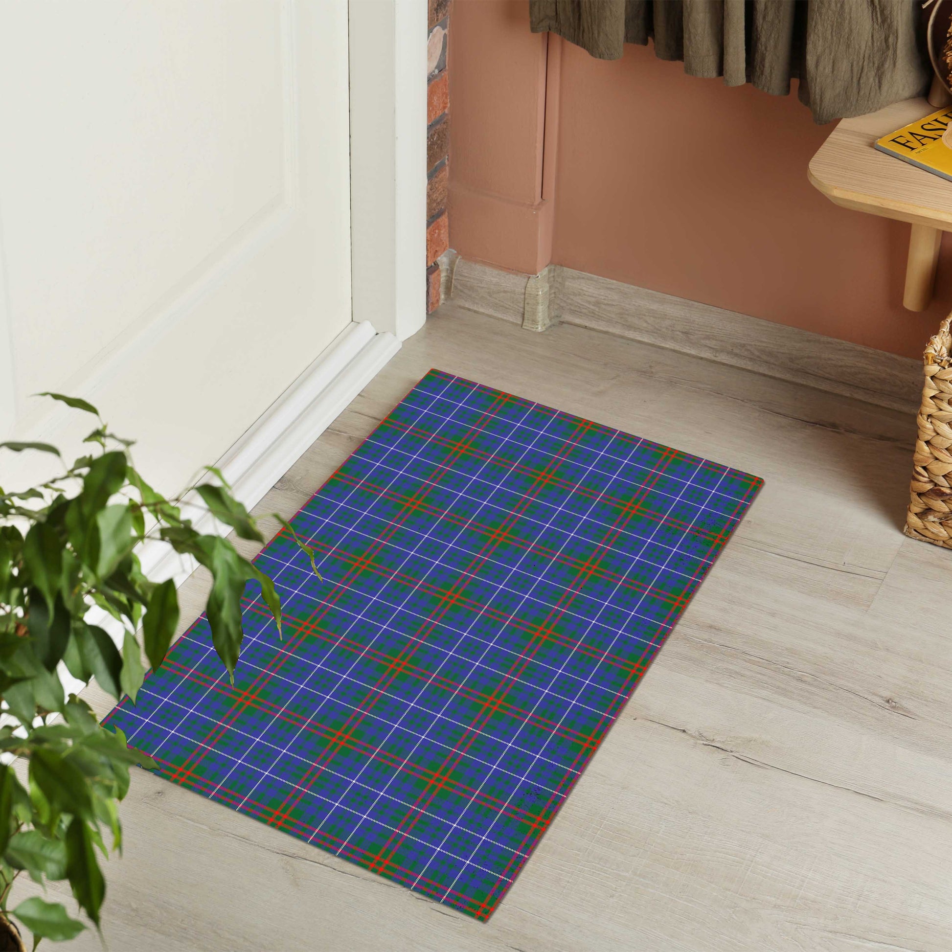 Edmonstone Tartan Rubber Doormat - Tartan Vibes Clothing