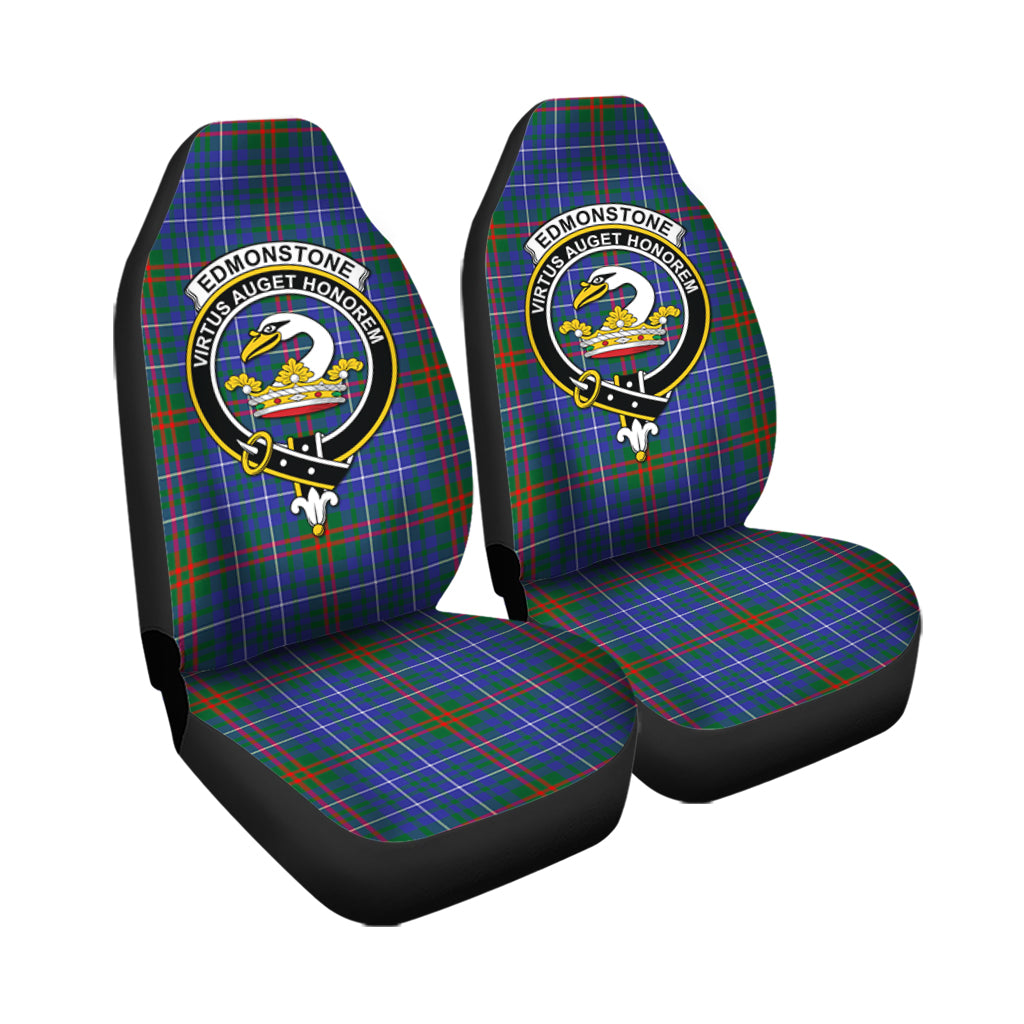 Edmonstone Tartan Car Seat Cover with Family Crest - Tartan Vibes Clothing