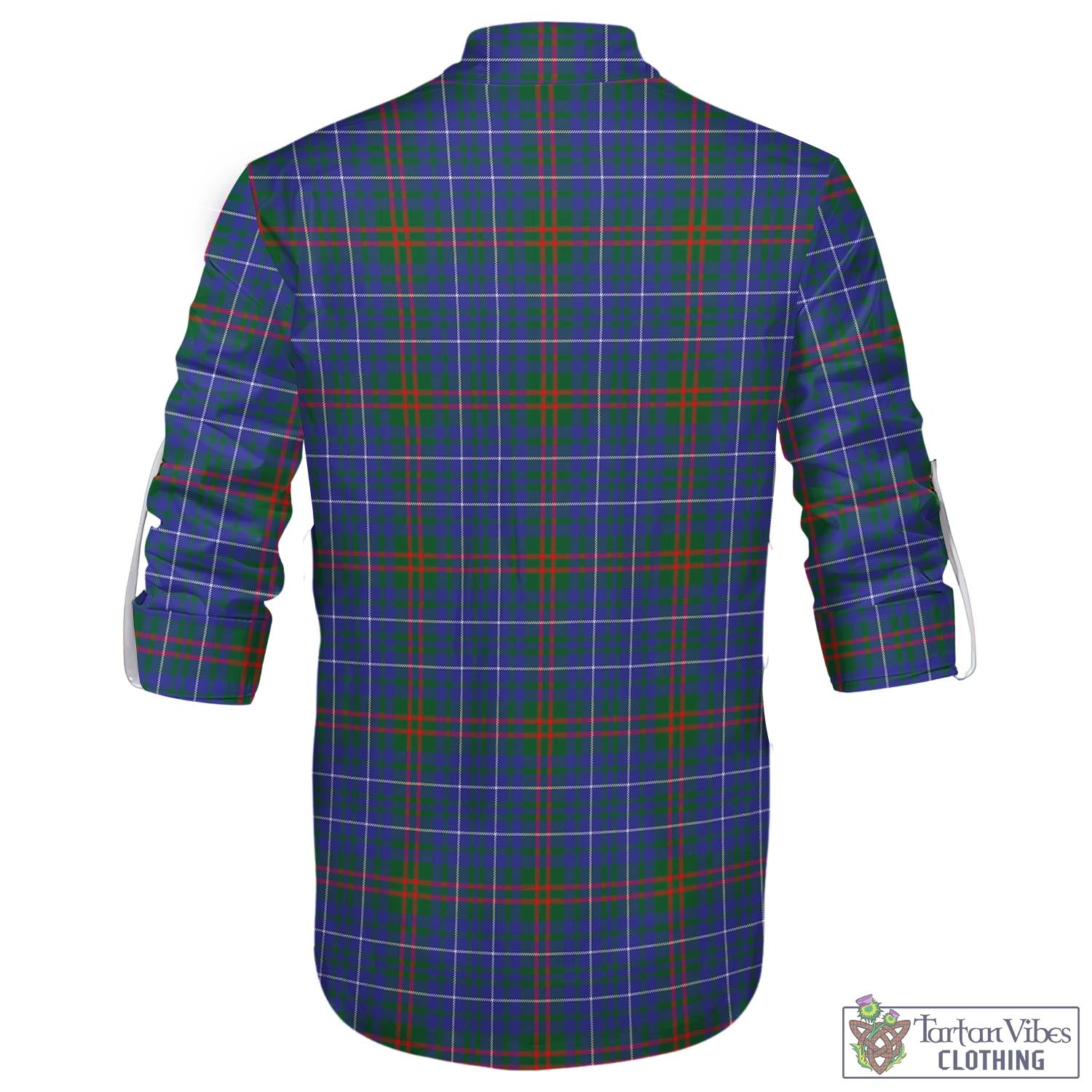 Edmonstone Tartan Men's Scottish Traditional Jacobite Ghillie Kilt Shirt - Tartan Vibes Clothing