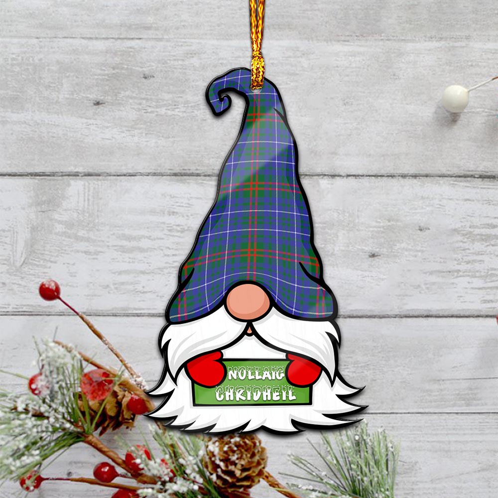 Edmonstone Gnome Christmas Ornament with His Tartan Christmas Hat - Tartan Vibes Clothing