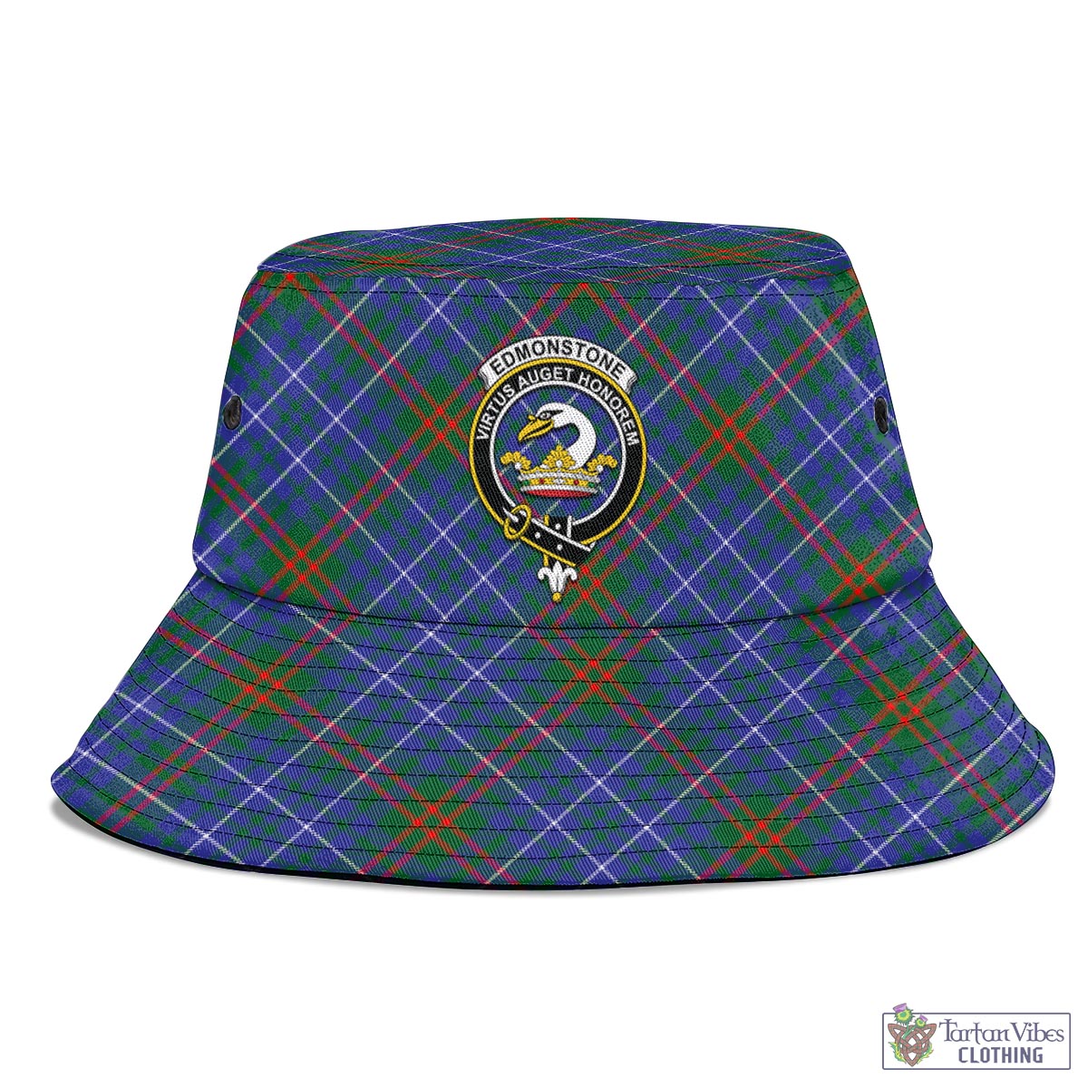 Edmonstone Tartan Bucket Hat with Family Crest - Tartan Vibes Clothing