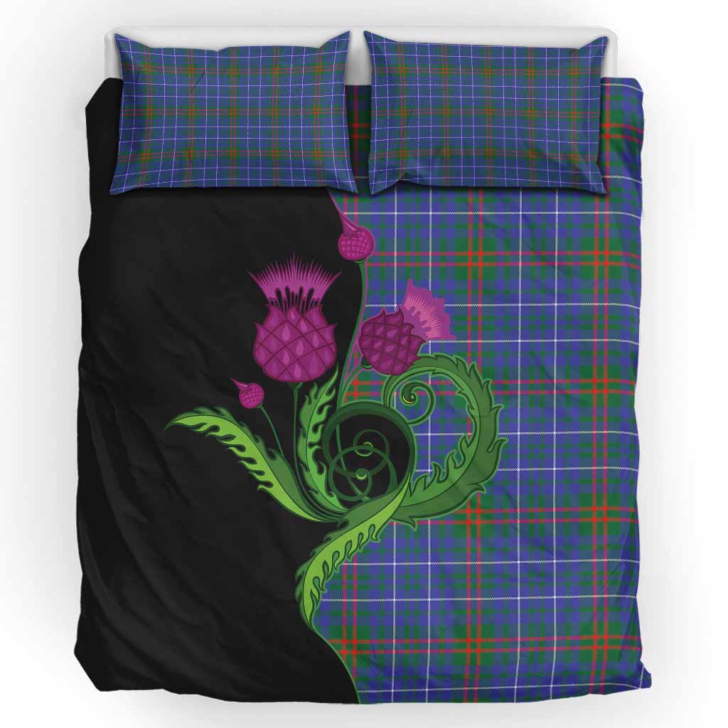 Edmonstone Tartan Bedding Set Traditional Scottish Thistle UK Bedding Set UK King 91*87 inch - Tartan Vibes Clothing