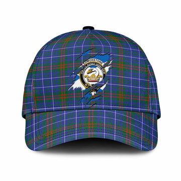 Edmonstone Tartan Classic Cap with Family Crest In Me Style