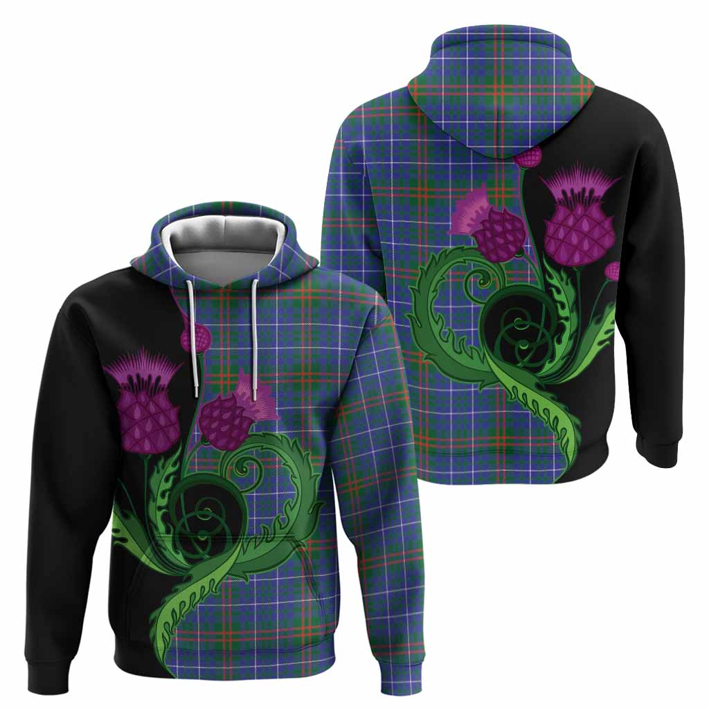 Edmonstone Tartan Hoodie Traditional Scottish Thistle