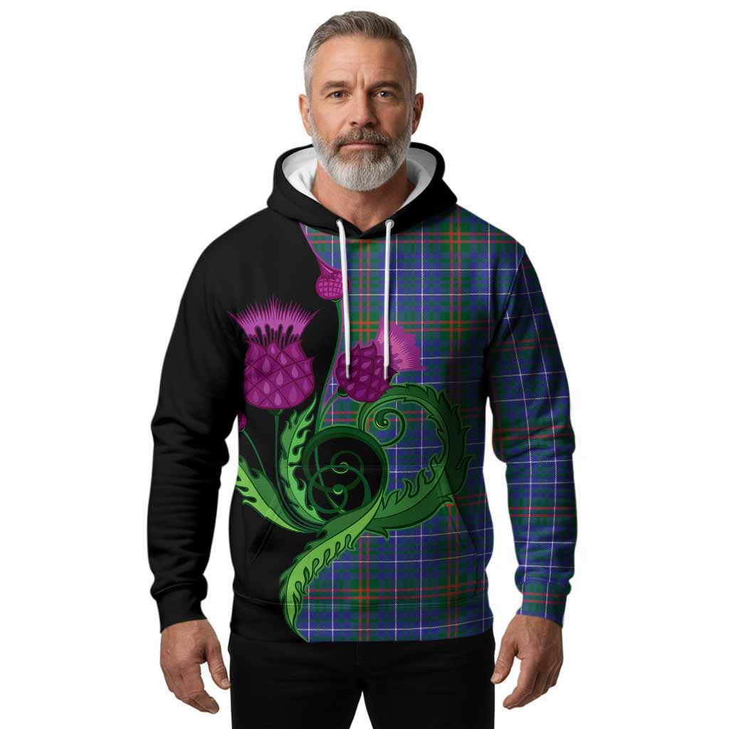 Edmonstone Tartan Hoodie Traditional Scottish Thistle