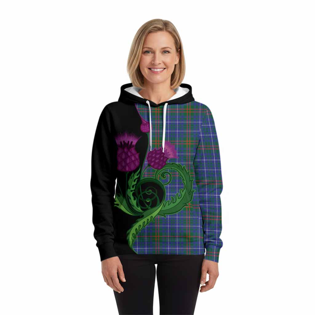 Edmonstone Tartan Hoodie Traditional Scottish Thistle