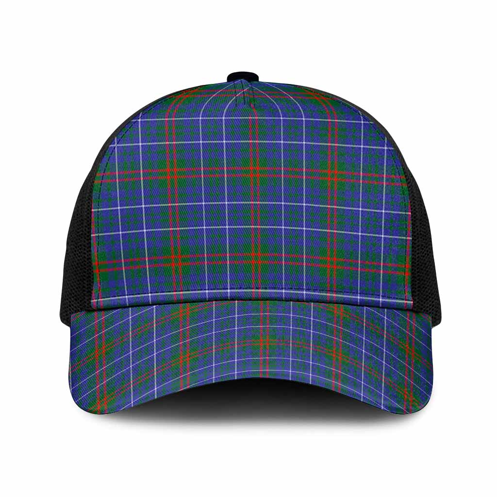 Edmonstone Tartan Mesh Trucker Cap One Size (Adjustable) Black - Tartan Vibes Clothing