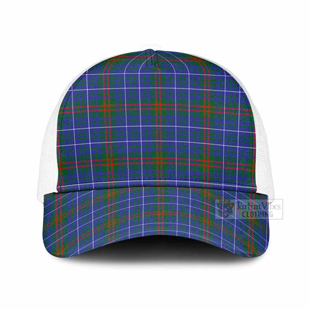 Edmonstone Tartan Mesh Trucker Cap One Size (Adjustable) White - Tartan Vibes Clothing