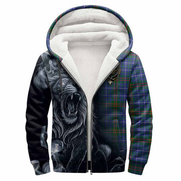 Edmonstone Tartan Sherpa Hoodie Roaring Lion Heritage