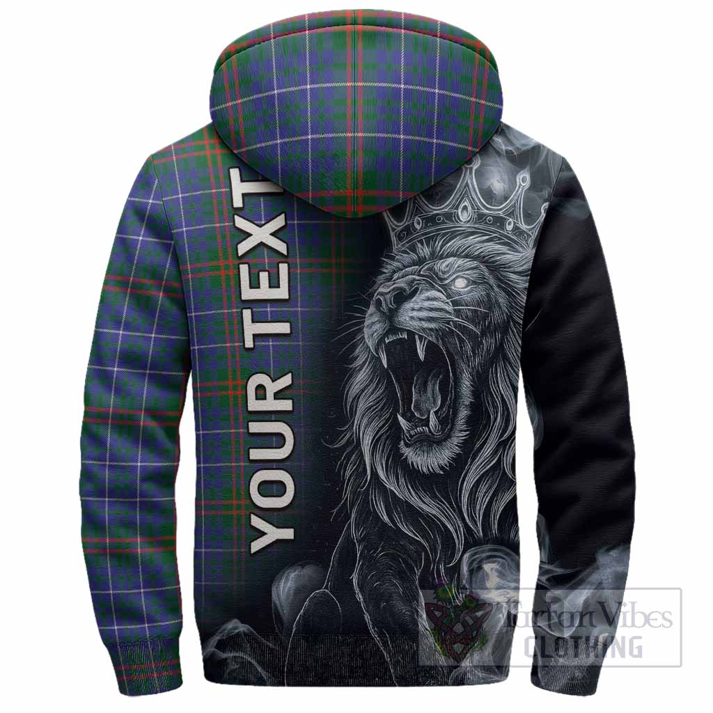 Edmonstone Tartan Sherpa Hoodie Roaring Lion Heritage