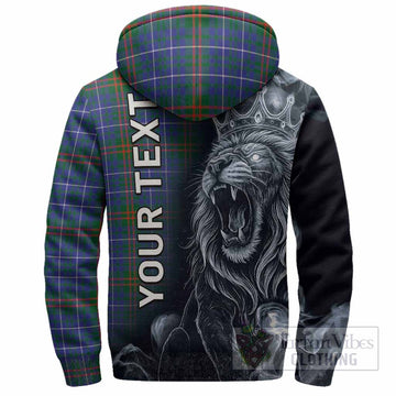 Edmonstone Tartan Sherpa Hoodie Roaring Lion Heritage