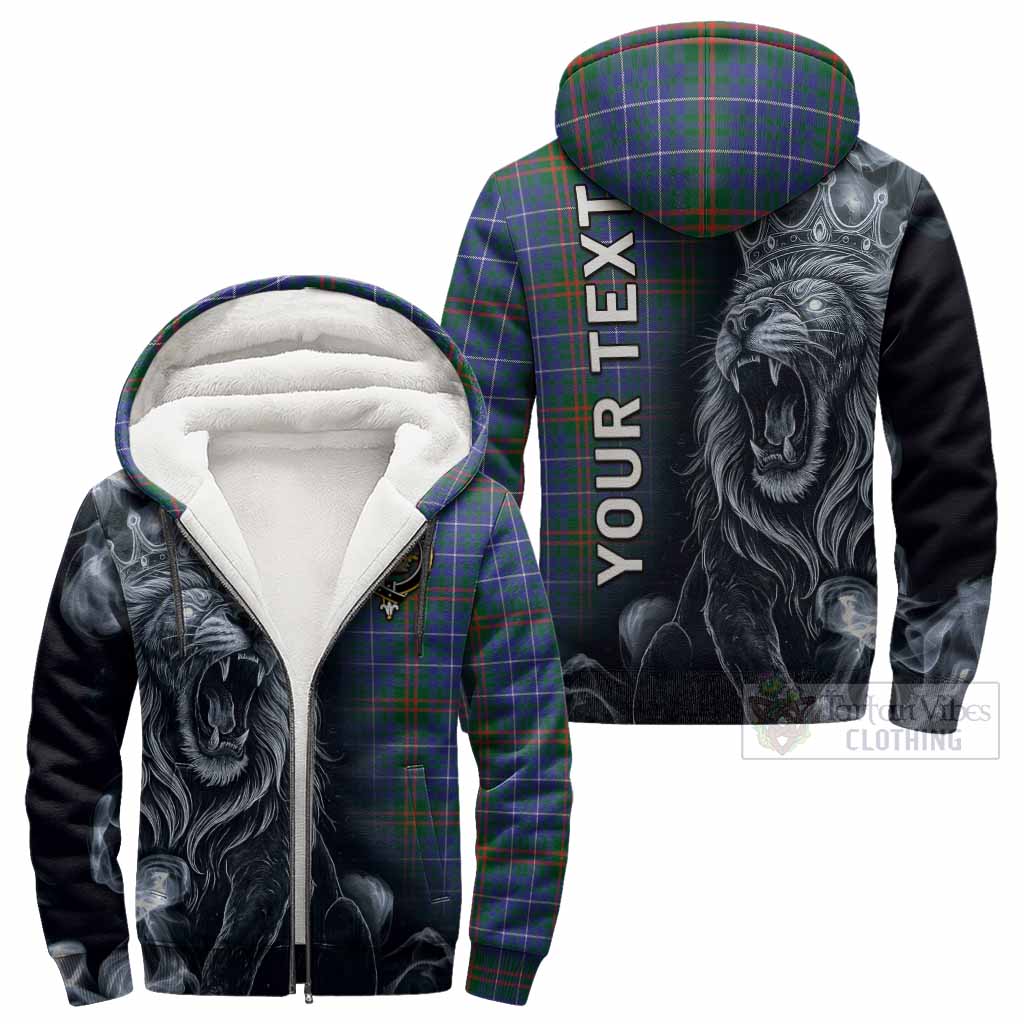 Edmonstone Tartan Sherpa Hoodie Roaring Lion Heritage