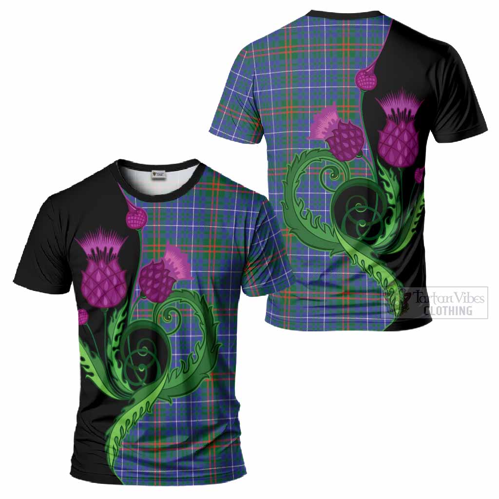 Edmonstone Tartan T-Shirt Traditional Scottish Thistle