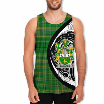 Edwards Irish Clan Men's Tank Top Celtic Circle Style Men - Tartan Vibes Clothing